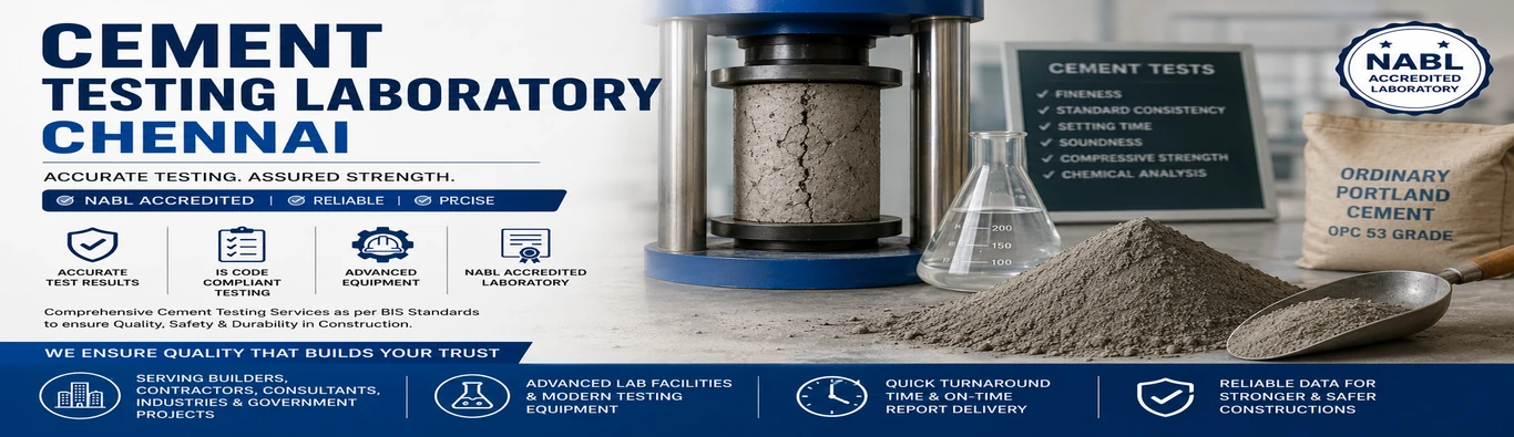 Cement Testing Laboratory in Chennai