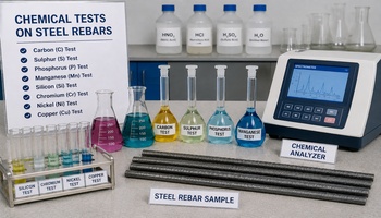 Chemical Tests on Steel Rebars in Chennaii