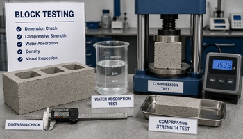 Concrete Block Testing Laboratory in Chennai