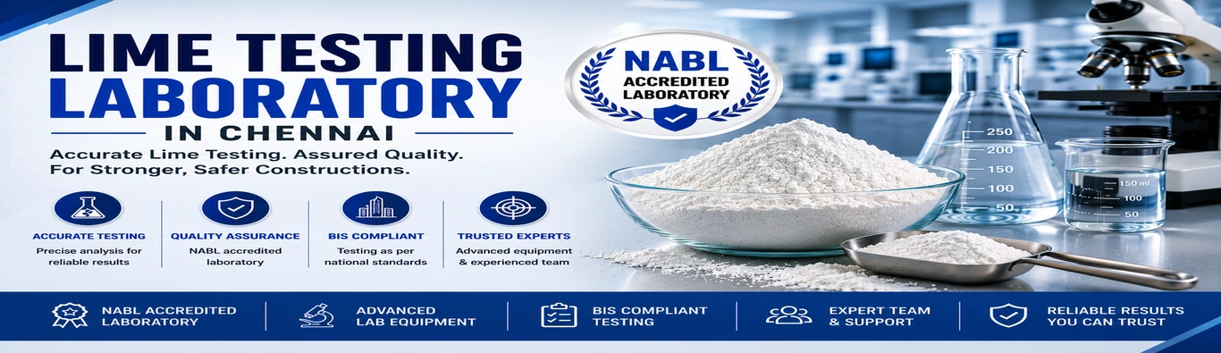 Lime Testing Laboratory in Chennai