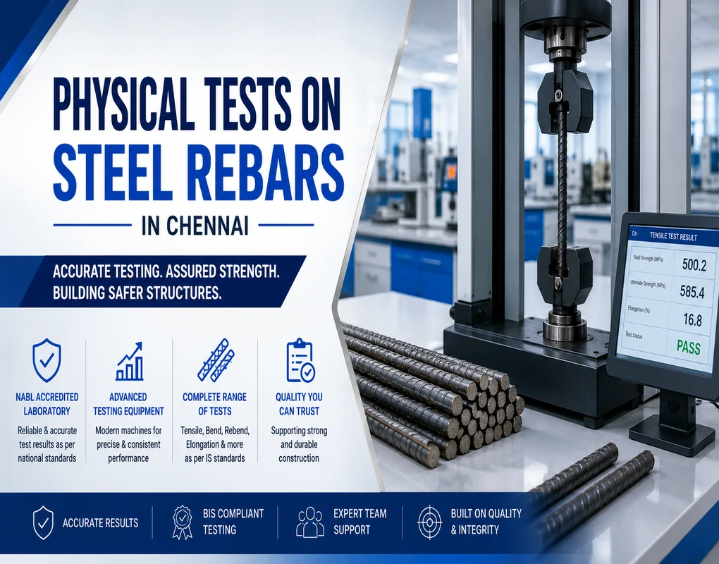 Steel Rebar Testing Laboratory in Chennai