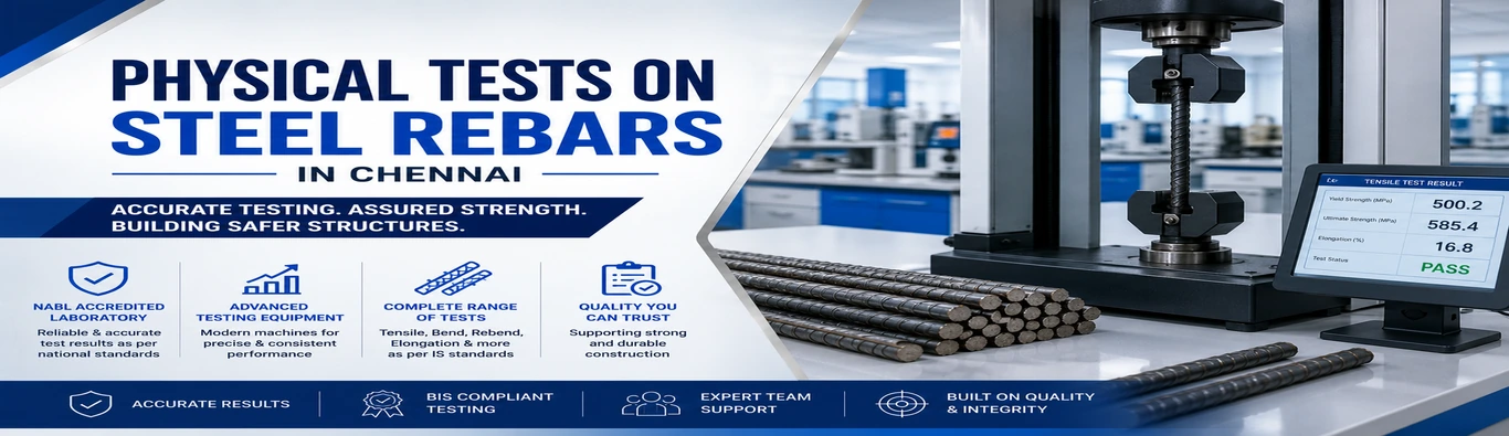 Steel Rebar Testing Laboratory in Chennai