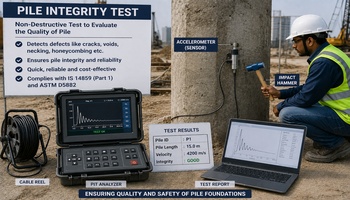 Pile Integrity Test (PIT) for RC Piles in Chennai